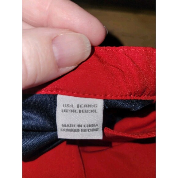 Chick-Fil-A Chef “Make It Good” Official Chef Coat Men’s Large Red/Blue - Picture 2 of 5